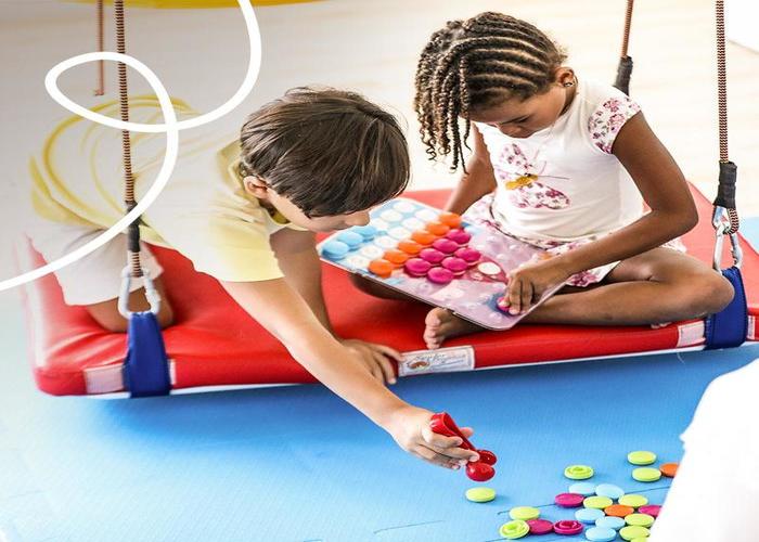 Crianças são estimuladas com jogos e brincadeiras lúdicas. Imagem: Divulgação/ Crianças são estimuladas com jogos e brincadeiras lúdicas. Imagem: Divulgação/