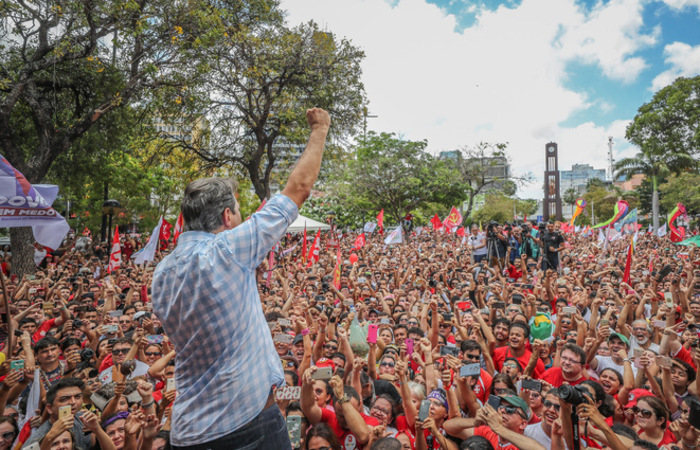 Haddad em ato realizado no último sábado em Fortaleza (CE). Foto: Ricardo Stuckert/ Haddad em ato realizado no último sábado em Fortaleza (CE). Foto: Ricardo Stuckert/