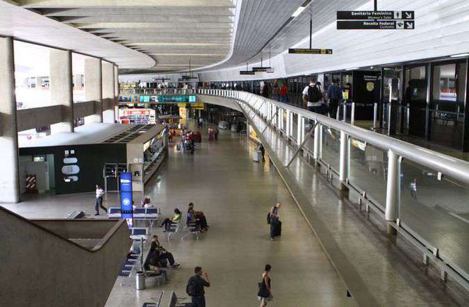 Aeroporto de Confins. Foto: Rodrigo Clemente/EM/D.A Press/