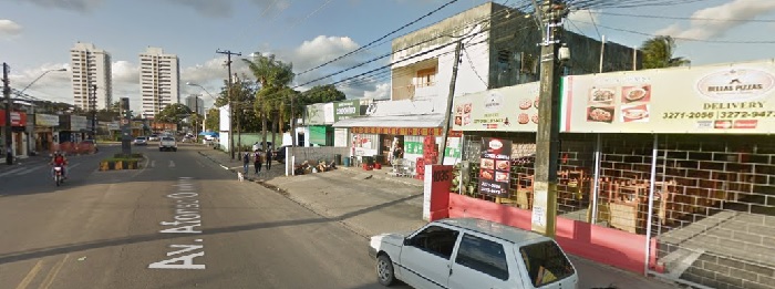 Segundo testemunha, disparos repetidos foram efetuados próximo da lombada eletrônica da Várzea. Imagem: Google Street View (Ago2017)/ Segundo testemunha, disparos repetidos foram efetuados próximo da lombada eletrônica da Várzea. Imagem: Google Street View (Ago2017)/