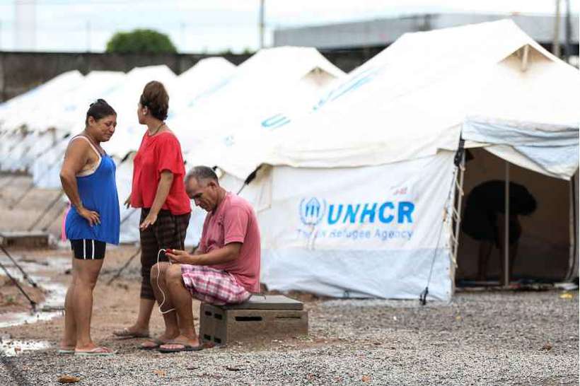 Abrigo para imigrantes em Boa Vista: dos 85 mil venezuelanos que chegaram ao país, 54 mil pediram refúgio. Foto: Marcelo Camargo/Agência Brasil/ Abrigo para imigrantes em Boa Vista: dos 85 mil venezuelanos que chegaram ao país, 54 mil pediram refúgio. Foto: Marcelo Camargo/Agência Brasil/