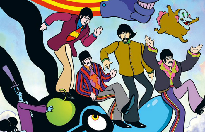 Lançado originalmente em 1968, a única animação feita para o cinema relacionada aos Beatles. Foto: Apple/Divulgação/