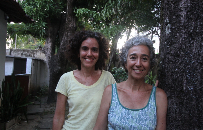 Verônica e Ana Helena Aragão criaram o grupo Whatsapp Alerta Torreão para defender e propor melhorias para o bairro. Foto: Nando Chiappetta / DP/