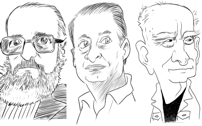 Paulo Freire, Eduardo Campos e Ariano Suassuna em gravuras de Sebastião Corrêa de Araújo/ Paulo Freire, Eduardo Campos e Ariano Suassuna em gravuras de Sebastião Corrêa de Araújo/
