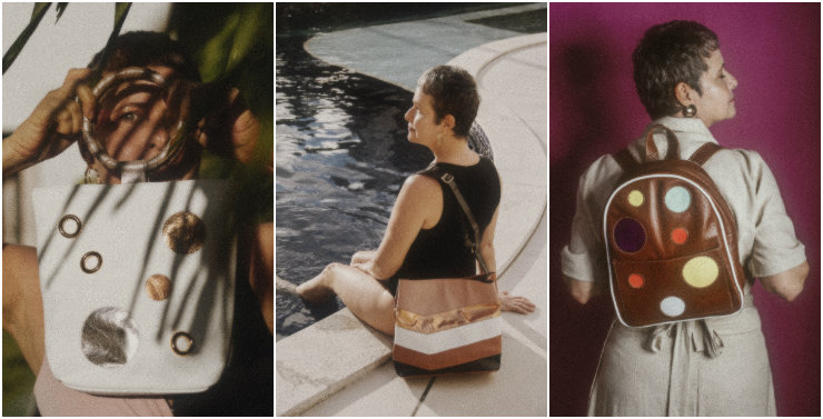 Gabi se reinventou pela moda e acredita que o slow fashion vá continuar ganhando força no estado. Fotos: Rebeca Patricio e Fernanda Leal/Divulgação