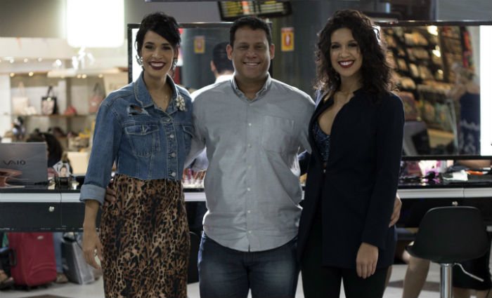 B&aacute;rbara, Bruno e Tha&iacute;s aprenderam com os pais 
como empreender na moda. Foto: Maria Donata/Divulga&ccedil;&atilde;o/