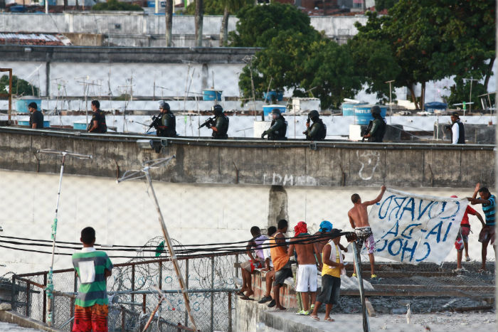 Em 2015, três pessoas morreram em rebelião no Complexo do Curado. Foto: Bernardo Dantas/DP./