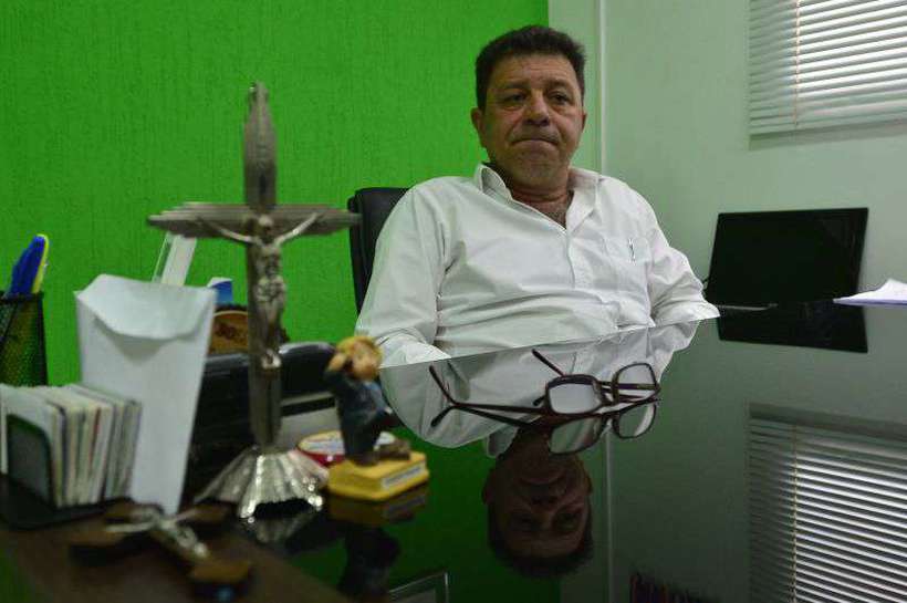 José Aparecido Alves Diniz, prefeito de Abadiania. Foto: Marcelo Ferreira/CB/D.A Press/
