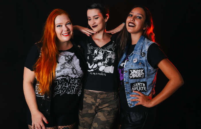 O hardcore das meninas da banda Eskröta está confirmado no evento. Foto: Eskrota/Divulgação/ O hardcore das meninas da banda Eskröta está confirmado no evento. Foto: Eskrota/Divulgação/