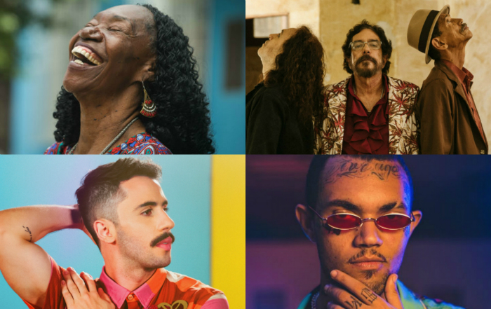 Ano ser&aacute; agitado para os m&uacute;sicos pernambucanos. Foto: Camila P&iacute;fano/Esp. DP e Flora Negri, Bieco Garcia e Ramses Ferraz/Divulga&ccedil;&atilde;o/