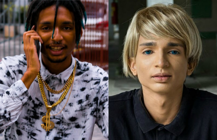 Antes e depois de João Marcelo Santanna, de 21 anos. Foto: HoodCave/Divulgação/ Antes e depois de João Marcelo Santanna, de 21 anos. Foto: HoodCave/Divulgação/