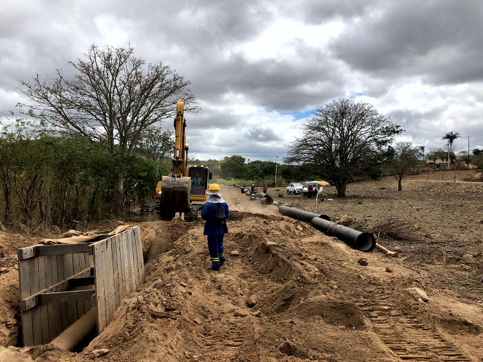 Obras est&atilde;o 50% conclu&iacute;das e dever&atilde;o ser entregues at&eacute; o meio do ano. Cr&eacute;dito: Compesa/Divulga&ccedil;&atilde;o/