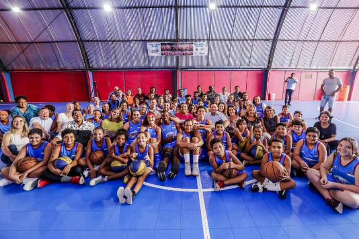 Associação Adrianinha Basketeball é uma das beneficiadas. Foto: Andréa Rêgo Barros / PCR/