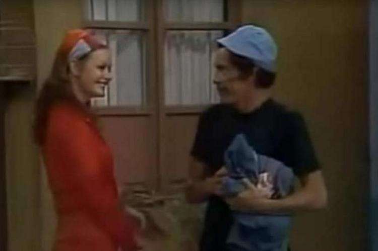 Olivia Garcia Leyva e Ramón Valdés, o 'Seu Madruga', contracenando no seriado Chaves. Foto: Reprodução Televisa/ Youtube/ Olivia Garcia Leyva e Ramón Valdés, o 'Seu Madruga', contracenando no seriado Chaves. Foto: Reprodução Televisa/ Youtube/