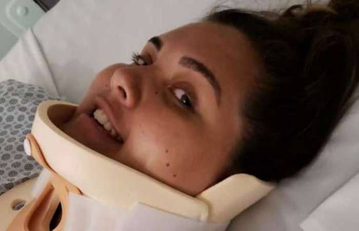 Karina está internação domiciliar na casa dos avós, em Santos. foto: Arquivo Pessoal