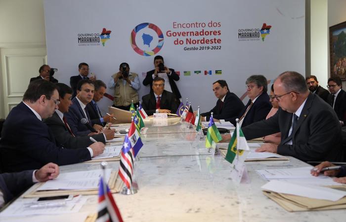 Encontro acontece no Palácio dos Leões, em São Luís do Maranhão (Foto: Divulgação / Governo do Maranhão) 