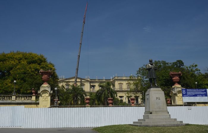 Museu Nacional, no Rio de Janeiro, foi destruído em um incêndio em setembro de 2018. Foto: Tomaz Silva/Agência Brasil./ Museu Nacional, no Rio de Janeiro, foi destruído em um incêndio em setembro de 2018. Foto: Tomaz Silva/Agência Brasil./