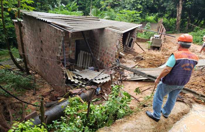 Foto: Defesa Civil de Paulista/Divulgação/ Foto: Defesa Civil de Paulista/Divulgação/
