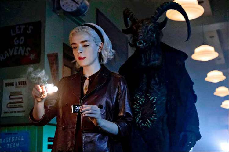 Na segunda temporada da série, Sabrina (Kiernan Shipka) se depara com o lado obscuro da feitiçaria. Foto: Jeff Weddell/divulgação/ Na segunda temporada da série, Sabrina (Kiernan Shipka) se depara com o lado obscuro da feitiçaria. Foto: Jeff Weddell/divulgação/