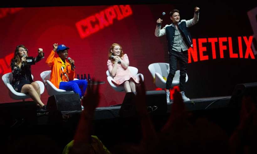 O elenco mirim da série Stanger things foi um dos convidados da CCXP 2018. Foto: Netflix/Divulgação/ O elenco mirim da série Stanger things foi um dos convidados da CCXP 2018. Foto: Netflix/Divulgação/