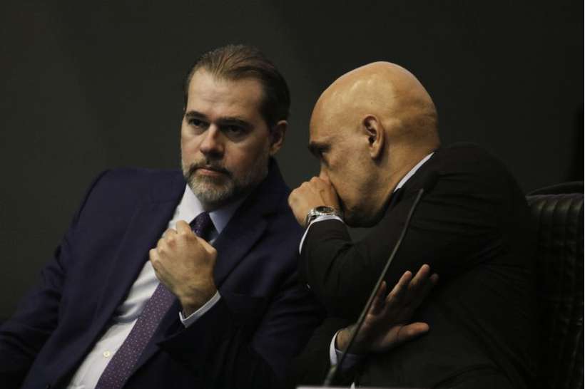 Na decisão, Alexandre de Moraes cita o inquérito aberto por Dias Toffoli. Foto: Fabio Rodrigues Pozzebom/Agência Brasil/