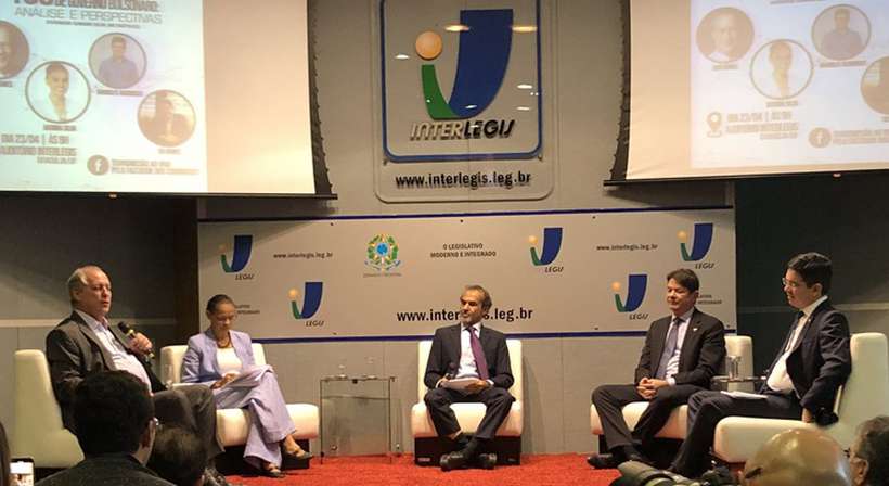 Ex-candidatos à Presidência debateram sobre os 100 primeiros dias de governo Bolsonaro em evento promovido, nesta terça-feira (23/4), no Interlegis. Foto: Bernado Bittar/CB/D.A Press/ Ex-candidatos à Presidência debateram sobre os 100 primeiros dias de governo Bolsonaro em evento promovido, nesta terça-feira (23/4), no Interlegis. Foto: Bernado Bittar/CB/D.A Press/