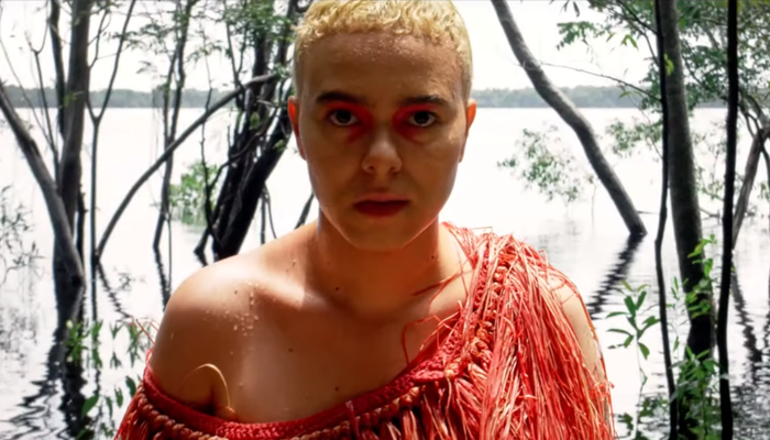 Mundo L&iacute;quido marca a nova fase da cantora, que busca se conectar com ra&iacute;zes ind&iacute;genas. Foto: Reprodu&ccedil;&atilde;o/Youtube/