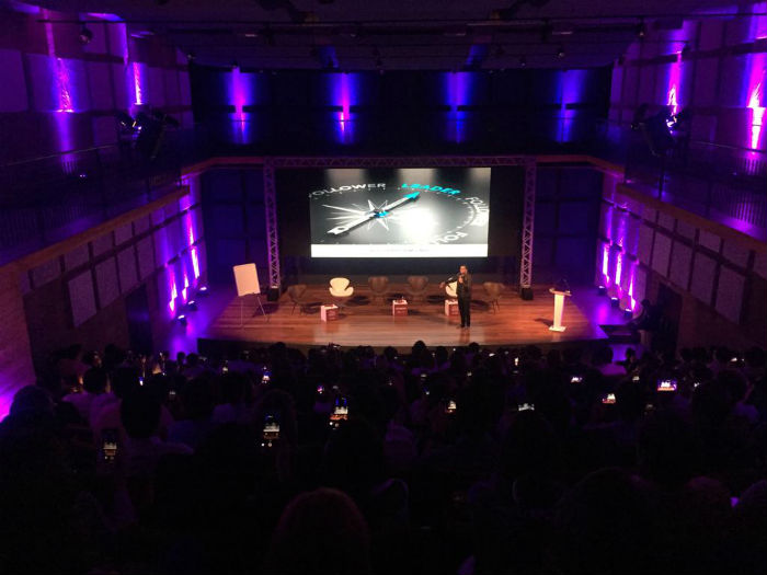 O executivo compartilhou experiências em evento promovido pelo Lide Futuro Pernambuco, no auditório do Cais do Sertão. Foto: Leandro de Santana/Esp.DP.