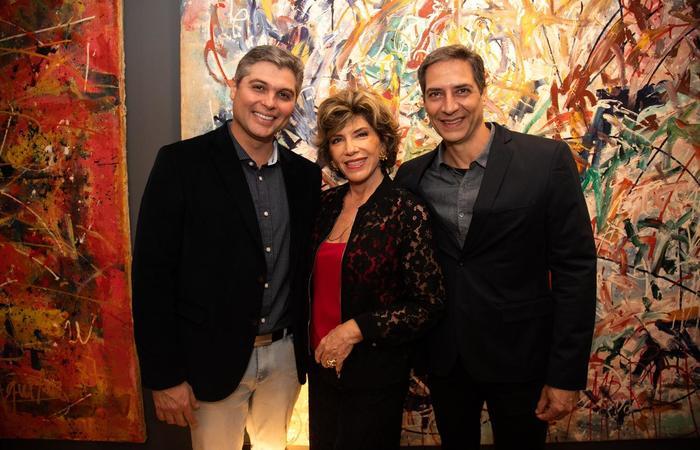 Joel Datena, Poppovic e Luis Ernesto Lacombe. Foto: Arquivo pessoal/