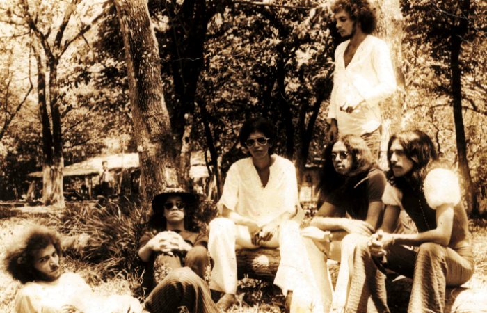 Formação original do Ave Sangria nos anos 1974