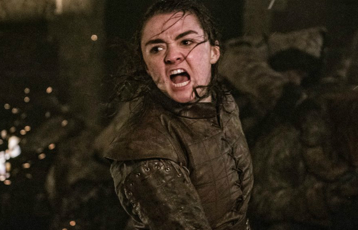 Arya Stark, grande heroína do episódio. Foto: HBO/Divulgação/ Arya Stark, grande heroína do episódio. Foto: HBO/Divulgação/