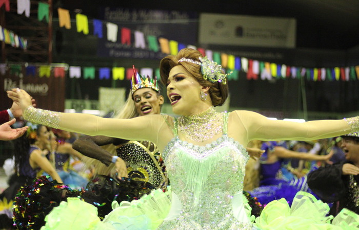 Ana Paula, rainha da Junina Lumiar, do bairro do Pina, na Zona Sul do Recife. Foto: DP 