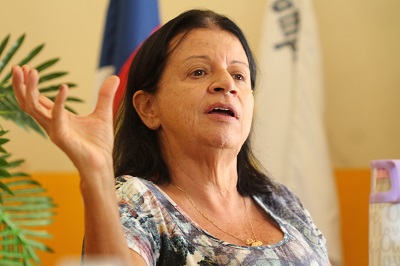 Para a secretária de Educação Cecília Patriota, a escola pública tem que ser de qualidade e oferecer o melhor ao aluno, sendo atraente para cativá-lo. Crédito: Roberto Arrais/Divulgação