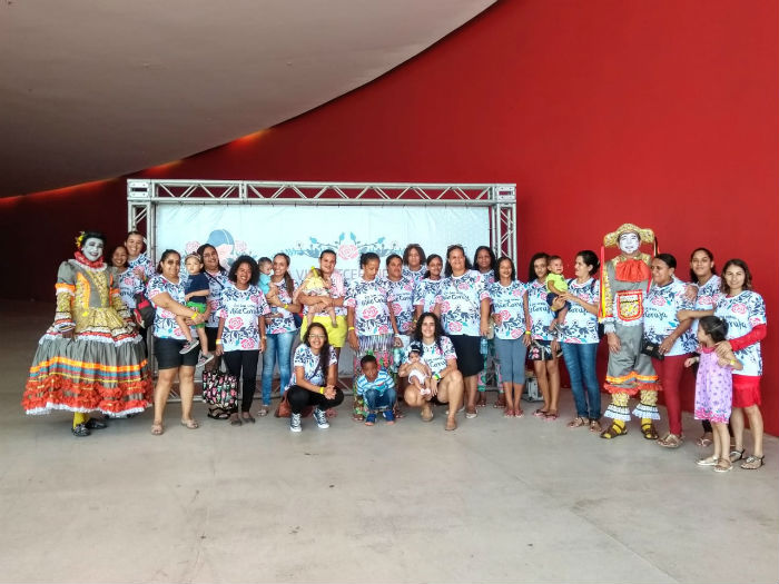 Mães de bairros de todas as áreas da cidade participaram da ação no Parque Dona Lindu. Foto: Tarciso Augusto/Esp.DP.