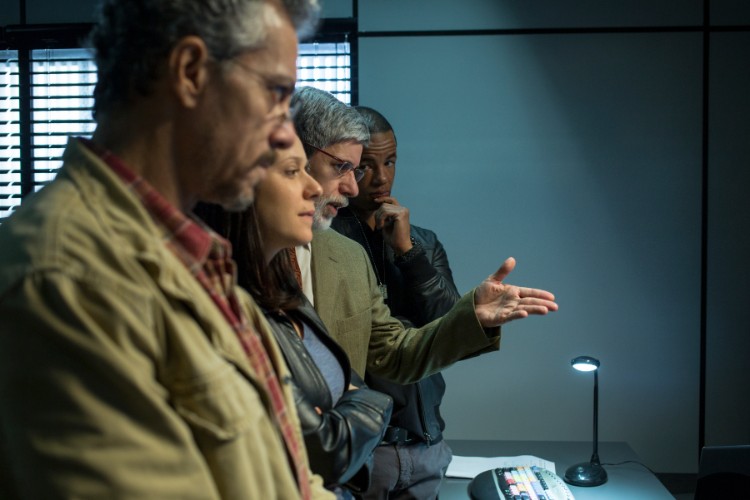 Guilhome, Verena, Roberval e Vander: o núcleo da PF. Foto: Karima Shehata/Netflix