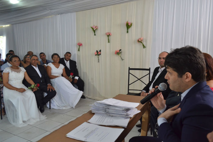 Casamento coletivo já faz parte do calendário de Nazaré há cinco anos. Foto: Fernanda Cristina/ Casamento coletivo já faz parte do calendário de Nazaré há cinco anos. Foto: Fernanda Cristina/