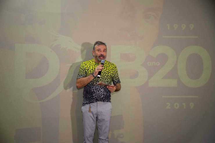 Claudio Silveira, idealizador do evento, agradeceu o apoio de autoridades públicas ao Dragão Fashion. Foto: Davi Magalhães/DFB/