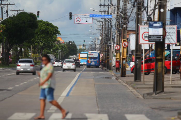 Avenida foi planejada como via de Zona Industrial. Foto: Mandy Oliver/Esp. DP./