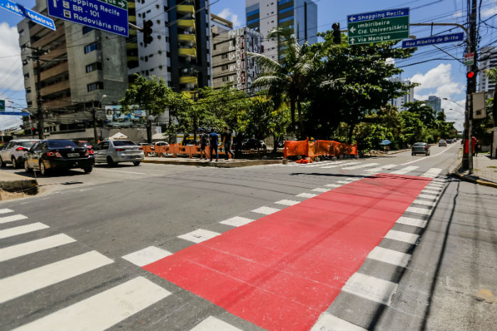 A implantação das novas vias acontecerá em julho. Foto: Andrea Rego Barros / Prefeitura do Recife/ A implantação das novas vias acontecerá em julho. Foto: Andrea Rego Barros / Prefeitura do Recife/