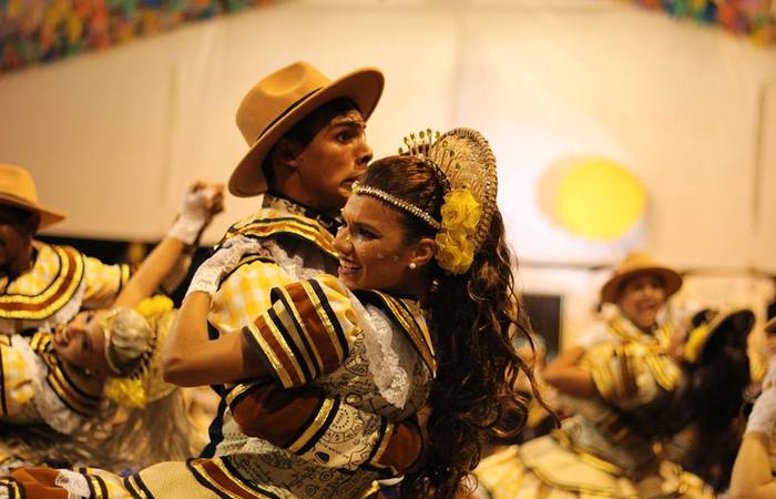 Espetáculo "Ventre Chão, Sagração%u201D, apresentado em 2018. Foto: Samuel Calado/DP