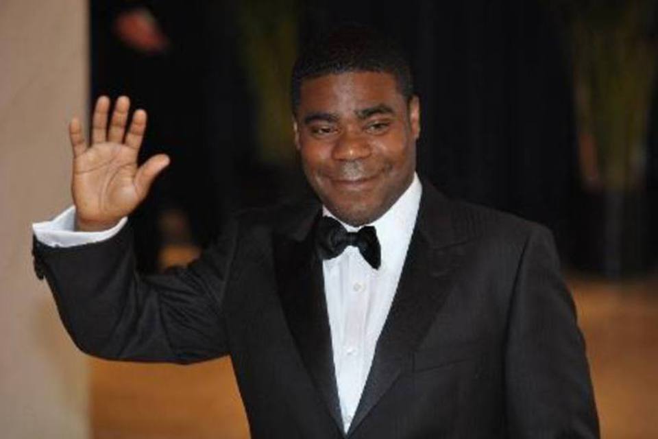 Tracy Morgan tinha acabado de sair da loja quando bateu o Bugatti. Foto: AFP/ Tracy Morgan tinha acabado de sair da loja quando bateu o Bugatti. Foto: AFP/