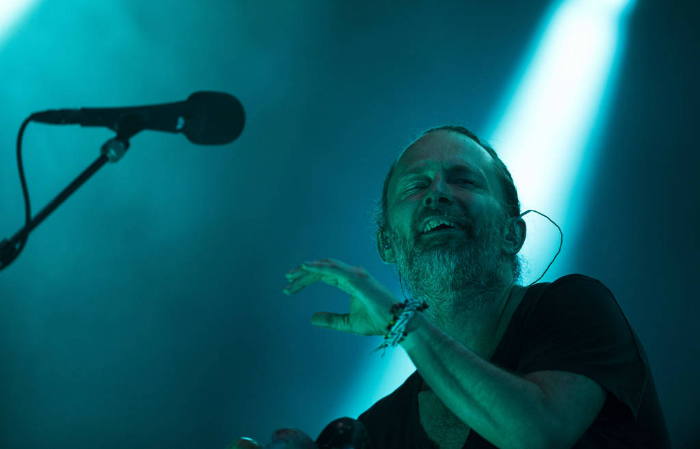 Thom York teve arquivos com gravações inéditas dos anos 1990 roubados de seu disco rígido. Foto: Danilo Verpa/Folhapress/