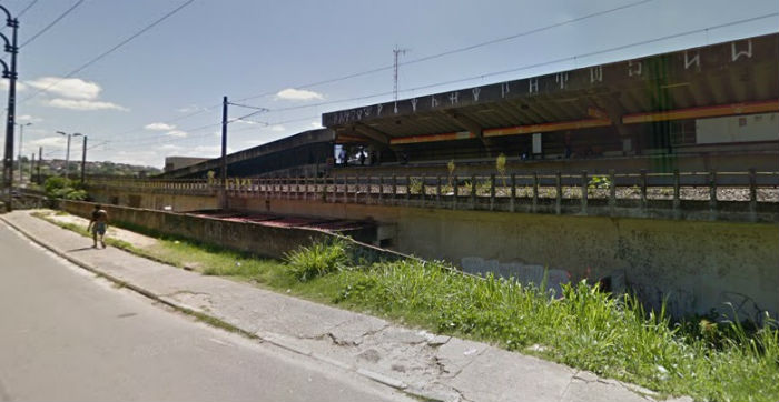 Rapaz sumiu nadando nas proximidades da Estação Coqueiral. Foto: Google Street View/Reprodução./ Rapaz sumiu nadando nas proximidades da Estação Coqueiral. Foto: Google Street View/Reprodução./