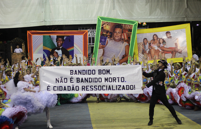 O grupo de Camaragibe falou sobre a importância da arte na ressocialização dos detentos. Foto: Samuel Calado/DP