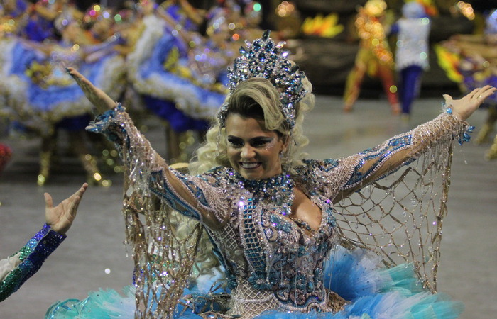 A quadrilheira Vanessa Ribeiro está no grupo há 14 anos. Foto: Samuel Calado/DP
