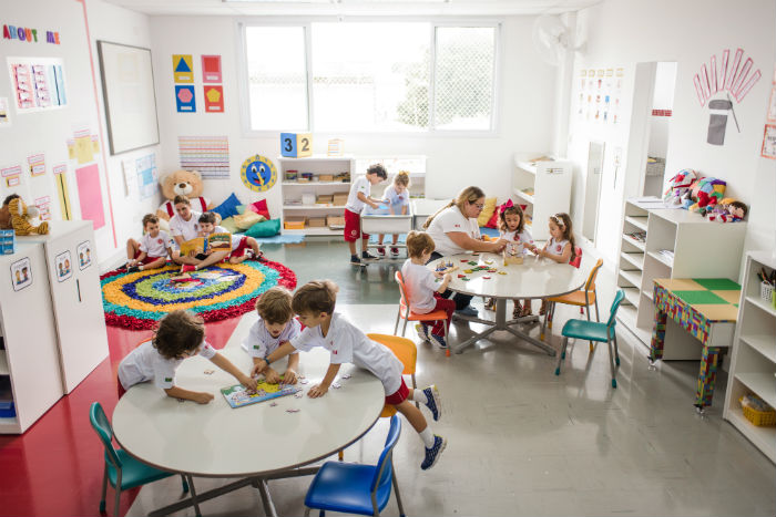 Sala de aula da Maple Bear: escola bilíngue com metodologia canadense espera crescer no estado. Foto: Divulgação./ Sala de aula da Maple Bear: escola bilíngue com metodologia canadense espera crescer no estado. Foto: Divulgação./