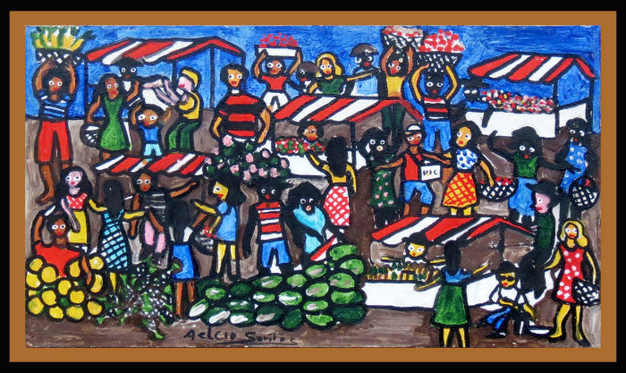 O popular na obra do artista. Foto: Aelcio Santos/Divulgação.