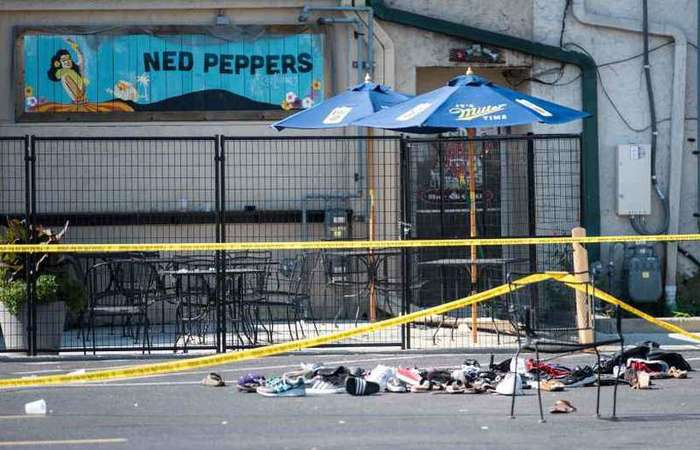 O jovem deixou nove mortos e 27 feridos em menos de um minuto. Foto: Megan Jelinger/AFP./ O jovem deixou nove mortos e 27 feridos em menos de um minuto. Foto: Megan Jelinger/AFP./