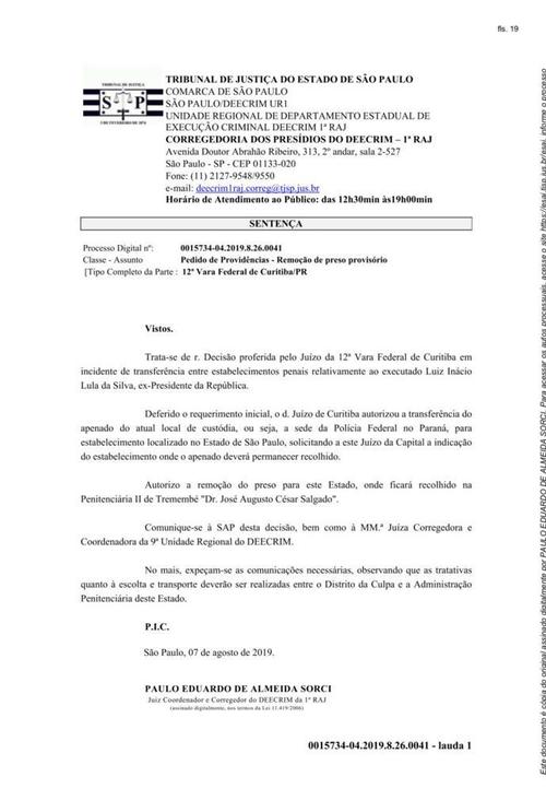Foto: Reprodução/Tribunal de Justiça do Estado de São Paulo