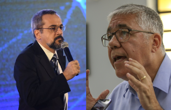 O ministro Abraham Weintraub apresentou o Future-se em 17 de julho; o reitor da UFPE, Anísio Brasileiro, acredita que projeto é desnecessário - Montagem/Fotos: Luis Fortes/MEC e Tarciso Augusto/Esp. DP/ O ministro Abraham Weintraub apresentou o Future-se em 17 de julho; o reitor da UFPE, Anísio Brasileiro, acredita que projeto é desnecessário - Montagem/Fotos: Luis Fortes/MEC e Tarciso Augusto/Esp. DP/